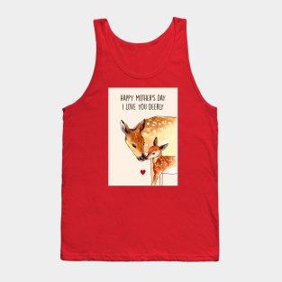 Mother's Day Deer Tank Top